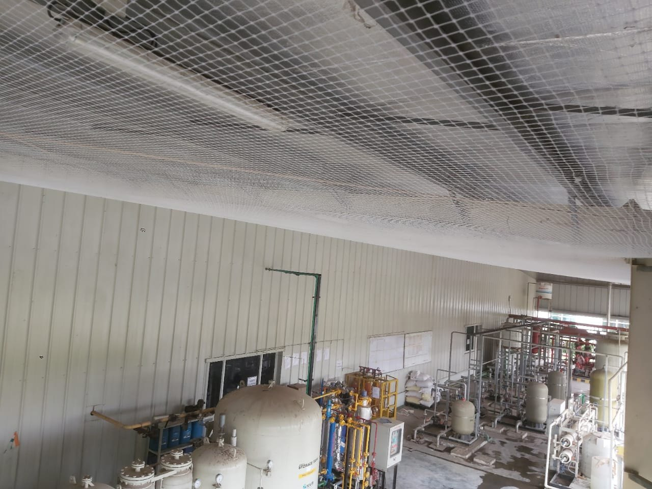 Bird Protection Net Installation for Factory in Vapi by AS Enterprises